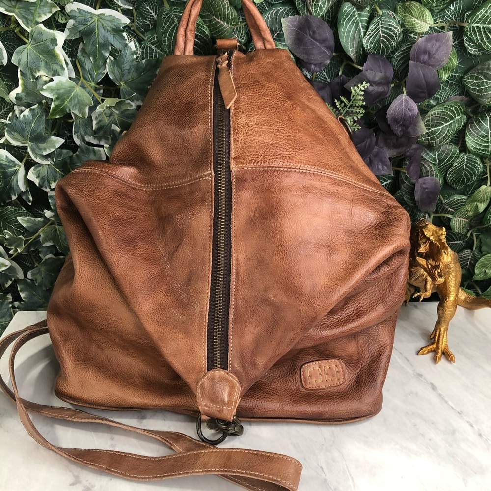 BED|STU Delta Convertible Backpack Leather Boho